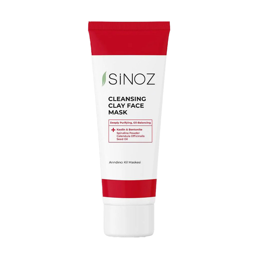 Очищувальна глиняна маска для обличчя Sinoz Cleansing Clay Face Mask, 50 мл